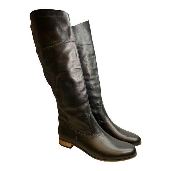 K2I3 Zapato Black Slip-On Leather Boot 42(10.5-11) - Picture 4 of 6